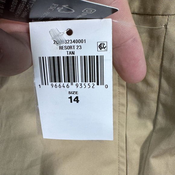 Lauren Ralph Lauren Pants Size 14 Women Tan Resort 23 Wide Leg Cropped - Picture 5 of 10